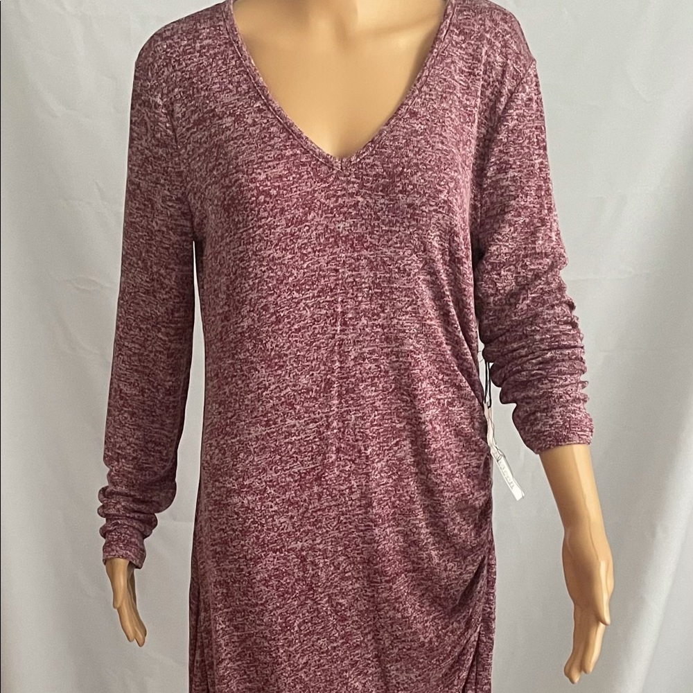 Side Rouched Knit Dress